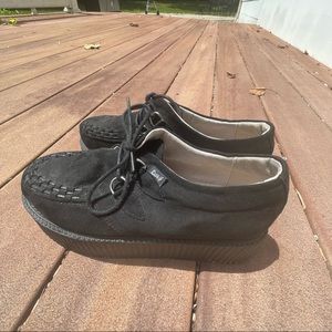 Black Platform Creepers